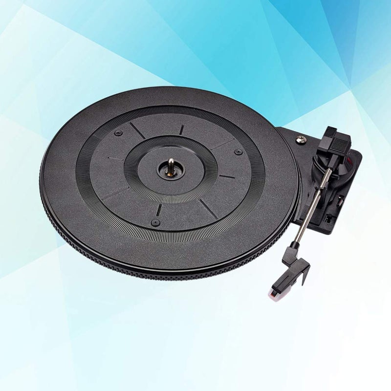 EXCEART Vintage Style Belt Driven Turntable with 28cm Platter for Vinyl Records Retro Phonograph Player Home Audio System Model 1L01 - Image 5